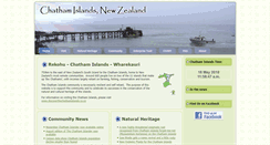 Desktop Screenshot of chathams.co.nz